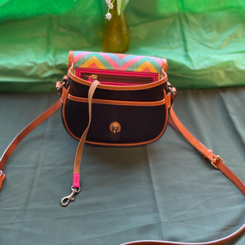 Dooney & Bourke Black leather field bag - Picture 3 of 8
